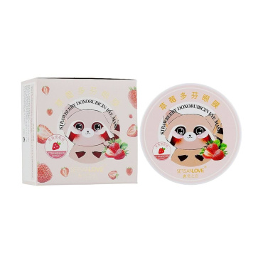 Патчи под глаза Sersanlove Strawberry Doxorubicin Eye Mask гидрогелевые с экстрактом клубники 60 шт. фото 2