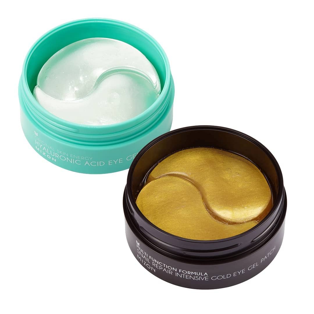 Патчи под глаза MIZON Snail Repair Intensive Gold Eye Gel Patch гидрогелевые с улиточным муцином и коллоидным золотом 60 шт. фото 4