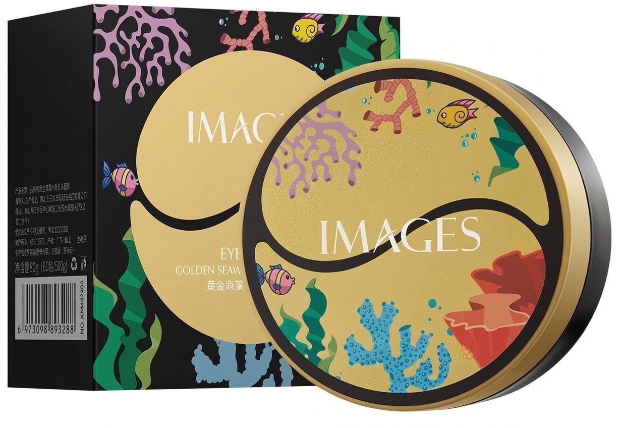 Патчі під очі IMAGES Golden Seaweed гідрогелеві з золотими водоростями 80 г х 60 шт.