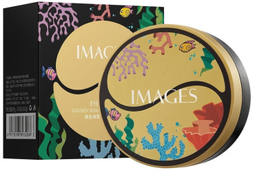 Патчі під очі IMAGES Golden Seaweed гідрогелеві з золотими водоростями 80 г х 60 шт. фото 10