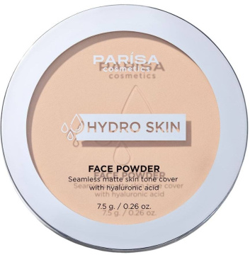 Пудра для лица PARISA Cosmetics Hydro Skin Face Powder с гиалуроновой кислотой оттенок 02 Light Ivory 7.5 г фото 4