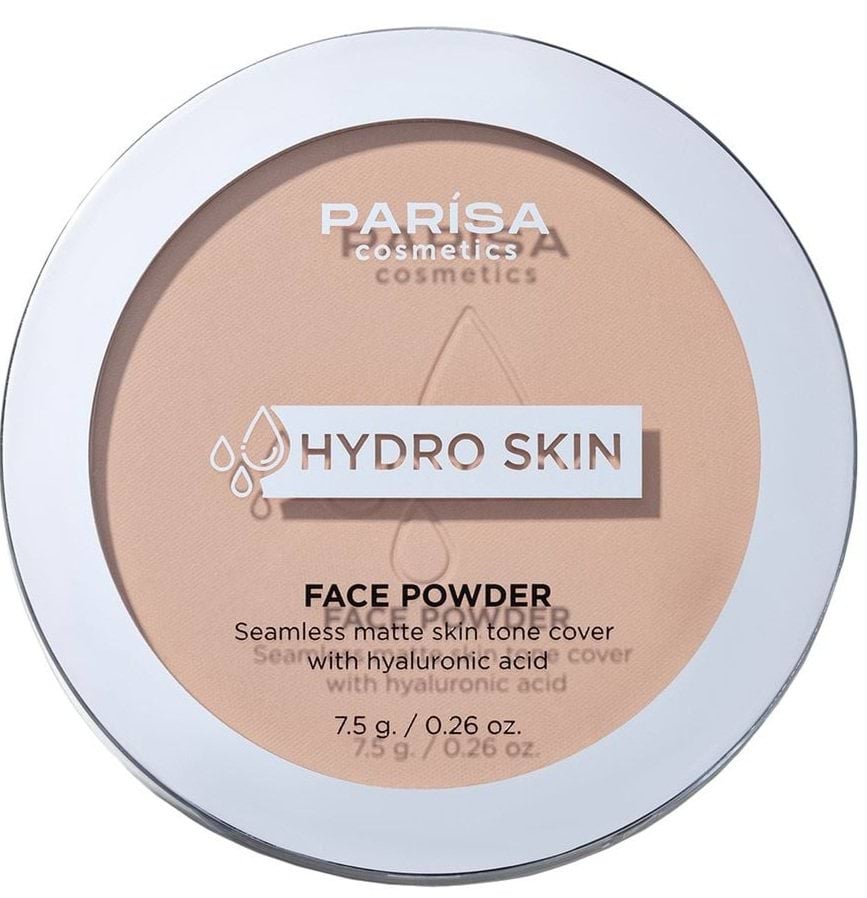Пудра для обличчя PARISA Hydro Skin Face Powder з гіалуроновою кислотою PHP-04 №03 Nude beige,8.5 г 5