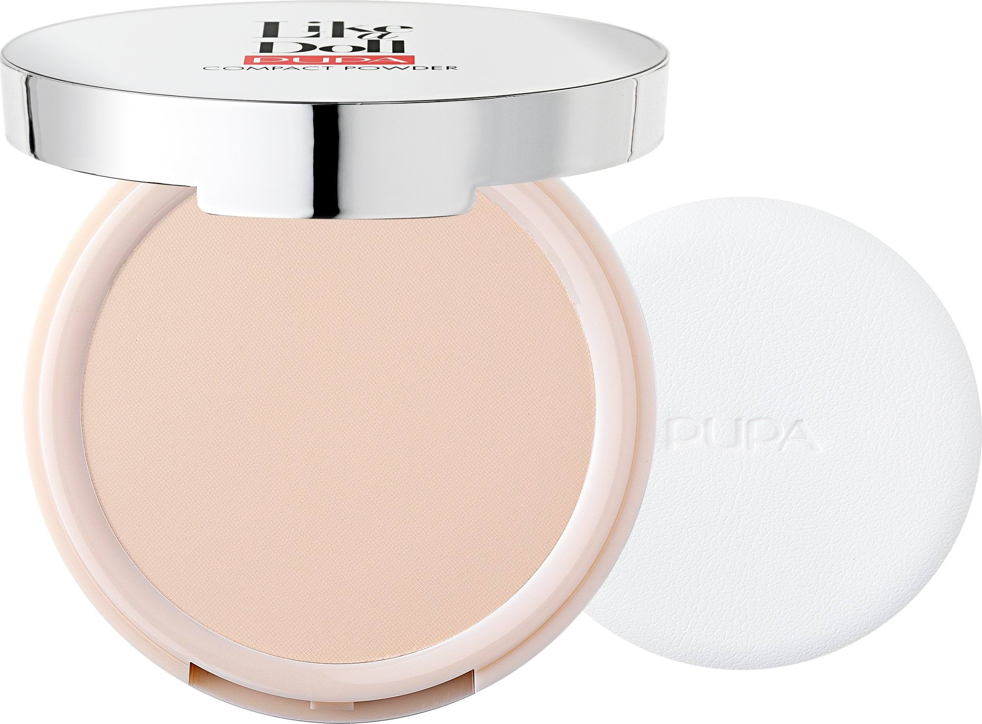 Пудра для обличчя Pupa Like a Doll Compact Powder SPF 15 компактна відтінок 02 Sublime Nude 10 г