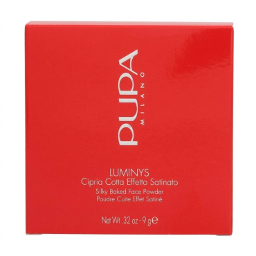 Пудра для лица Pupa Luminys Silky Baked Face Powder компактная запечённая оттенок 05 Amberlight 9 г фото 3