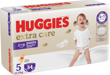 Трусики Huggies Pants Elite Soft/Extra Care 5 Mega 34 шт. фото 1