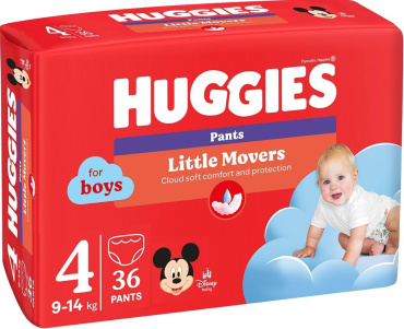 Трусики для хлопчиків Huggies Pants 4 р 36 шт.