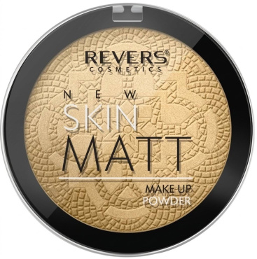 Пудра для обличчя REVERS Cosmetics New Skin Matt Make Up Powder матувальна відтінок 04, 9 г фото 1