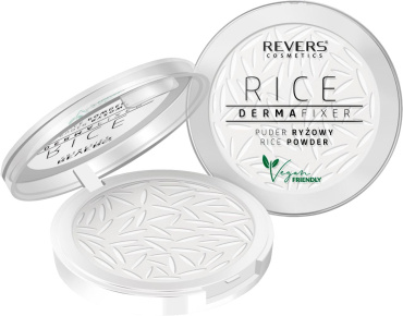Пудра для лица REVERS Cosmetics Rice Derma Fixer Rice Powder компактная рисовая 10 г фото 1
