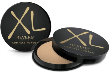 Пудра для лица REVERS XL Compact Powder компактная прессованная оттенок 03, 8 г фото 1