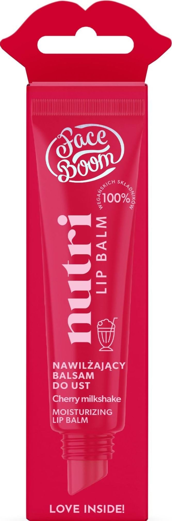 Face Boom бальзам д/губ зволожуючий Cherry Milkshake Nutri, 10г