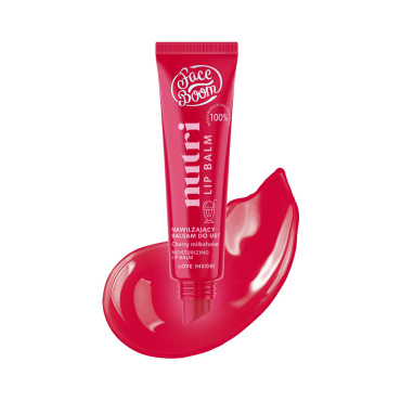 Бальзам для губ зволожуючий Face Boom Cherry Milkshake Nutri 10 г фото 4