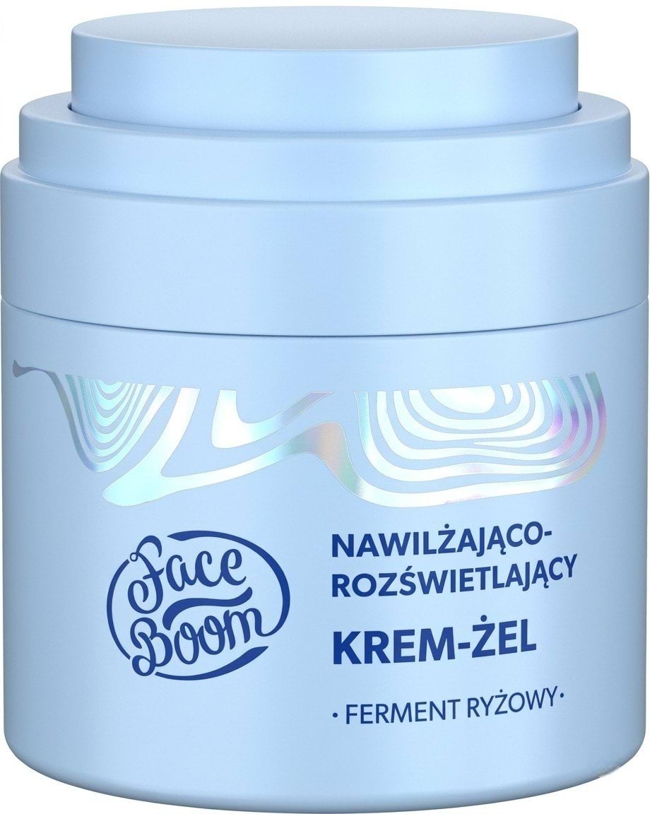 Крем-гель для обличчя Face Boom Aura зволожувальний та освітлюючий 40 мл