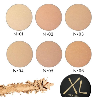 Пудра для лица REVERS XL Compact Powder компактная прессованная оттенок 01, 8 г фото 1