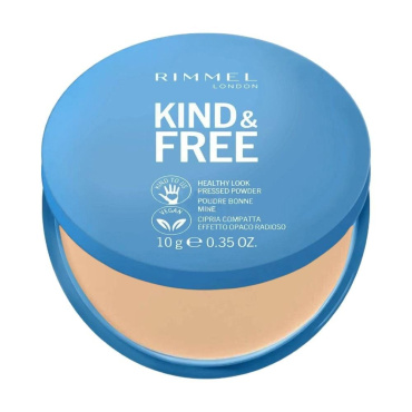 Пудра для лица RIMMEL Kind & Free Pressed Powder компактная оттенок 10 Fair 10 г фото 2