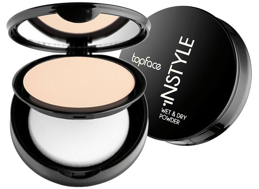 Пудра для обличчя TopFace Instyle Wet & Dry Powder компактна 003, 10 г 1