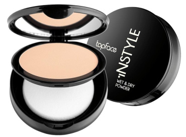 Пудра TopFace Instyle Wet & Dry Powder компактная оттенок 004, 10 г
