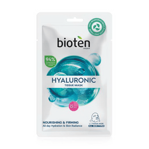 Тканинна маска для обличчя Bioten Hyaluronic 1 шт — фото 1