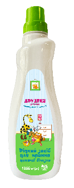 Средство для стирки детского белья Друзяки жидкое 1000 мл