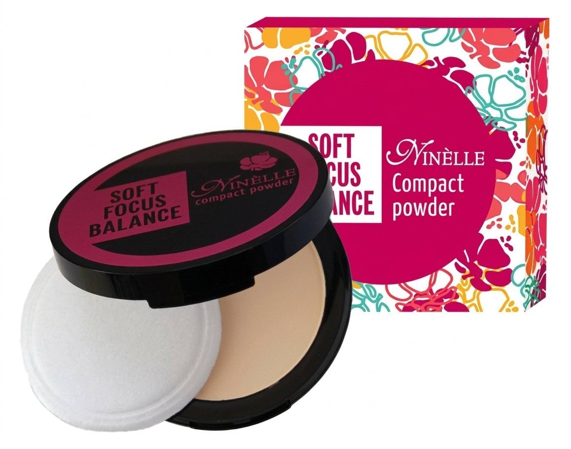 Пудра Ninelle Soft Focus Balance компактная тон 12, 9 г фото 1