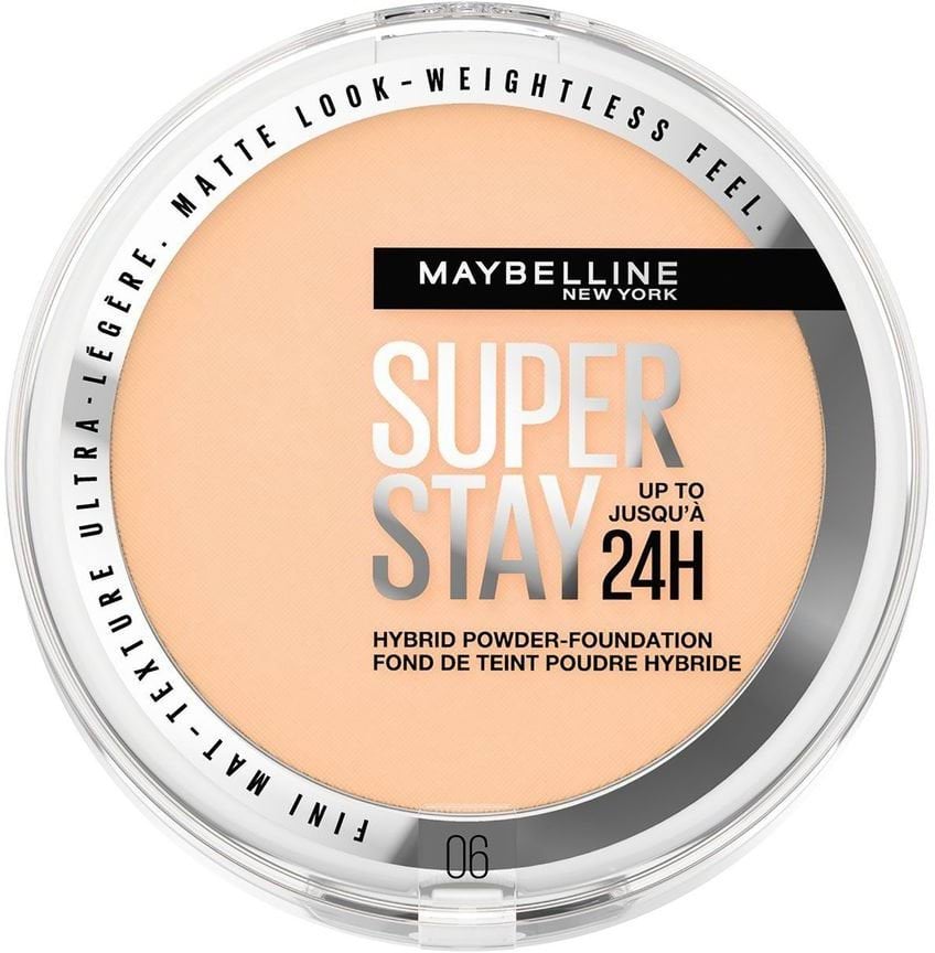 Крем-пудра для обличчя Maybelline New York Super Stay 06 з тональним ефектом 9 г 1