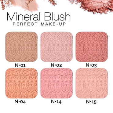 Рум’яна для обличчя Revers Mineral Blush Perfect Make-Up 15 Блідо-рожеві 7.5 г