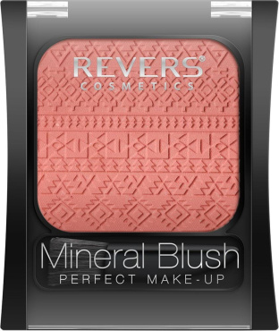 Румяна для лица Revers Mineral Blush Perfect Make-Up 03 Фуксия 7.5 г фото 1