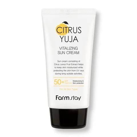 Крем для обличчя Farmstay Citrus Yuja Vitalizing Sun Cream SPF 50+, 70 мл
