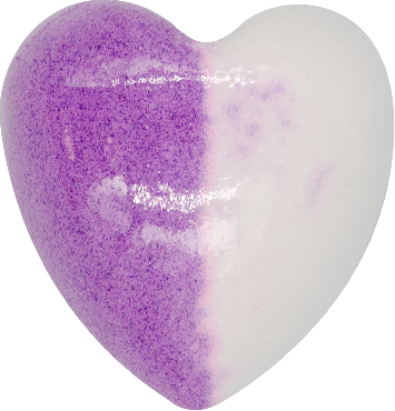 Бомбочка для ванны SKY Сердце двухцветная 100 г