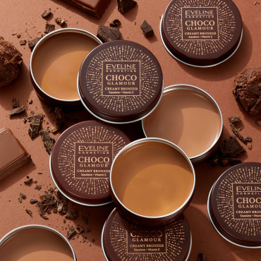Бронзер для обличчя кремовий Eveline Cosmetics Choco Glamour Creamy Bronzer 02, 20 г фото 2