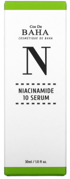 Сыворотка для лица Cos De Baha Niacinamide Serum с ниацинамидом и цинком 30 мл