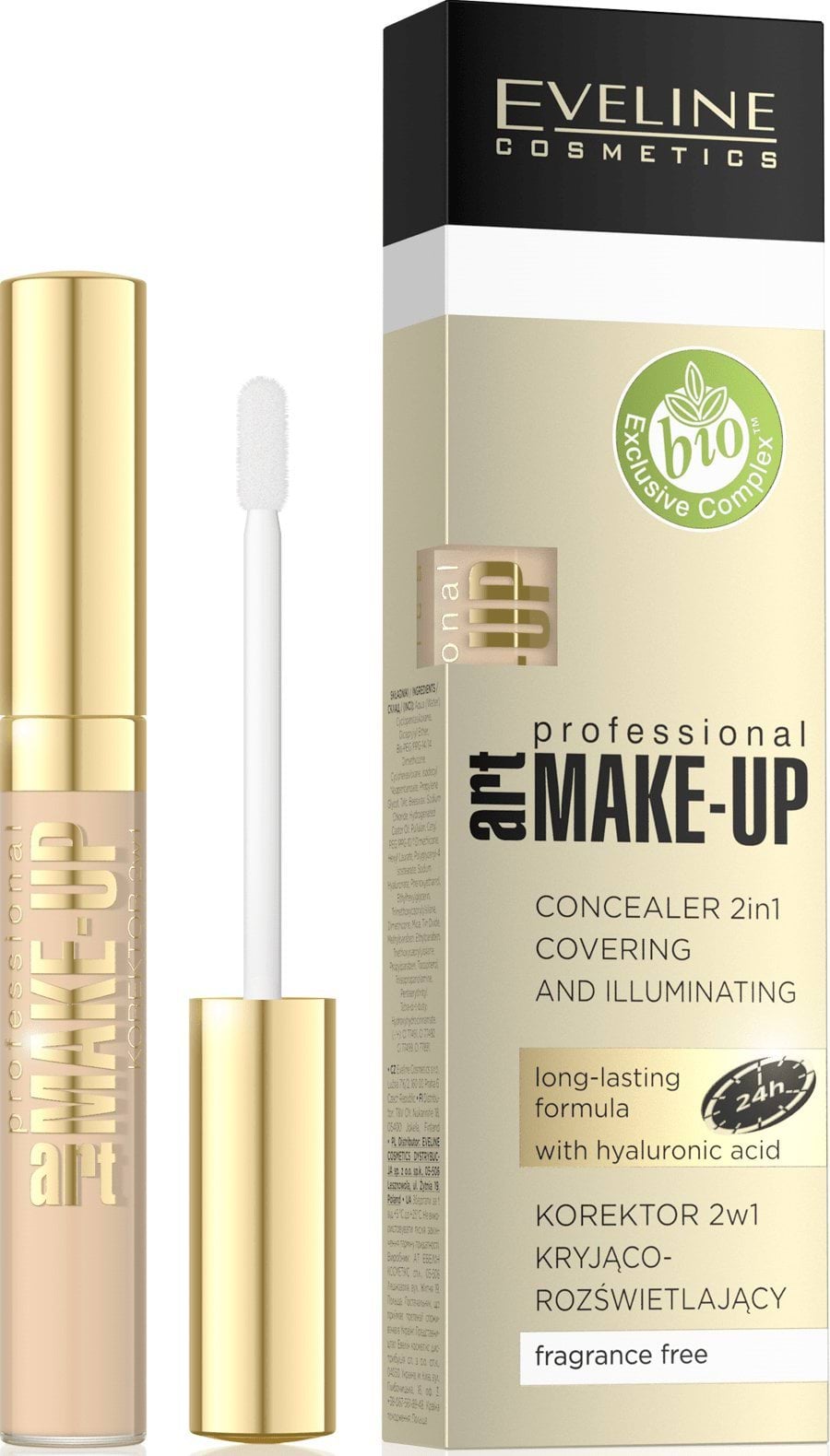 Корректор Eveline Art Professional Make-Up 2 в 1, №4 Light 7 мл