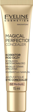 Консилер під очі Eveline Cosmetics Magical Perfection Concealer 02 Medium 15 мл фото 1