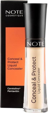 Рідкий консилер Note Conceal & Protect Liquid 01 Light Sand 4.5 мл фото 4