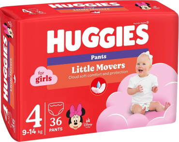 Трусики для дівчаток Huggies Pants 4 р 36 шт. фото 1