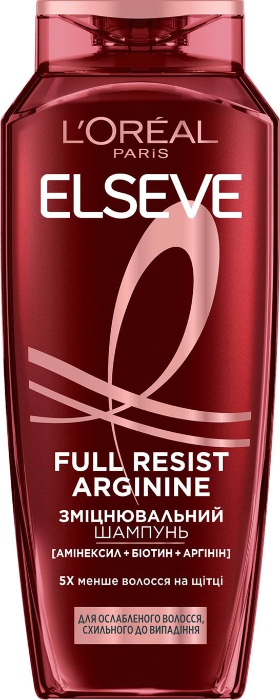 Шампунь L'Oréal Paris Elseve Full Resist Arginine для ослабленого волосся, схильного до випадіння волосся 250 мл 2