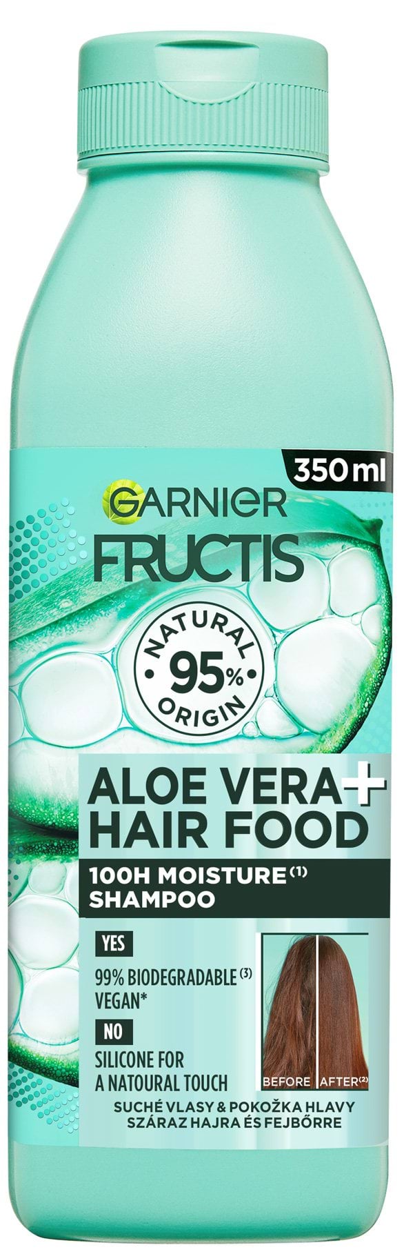 Шампунь Garnier Fructis для сухого волосся Hairfood Алоє Віра Зволоження 350 мл 1