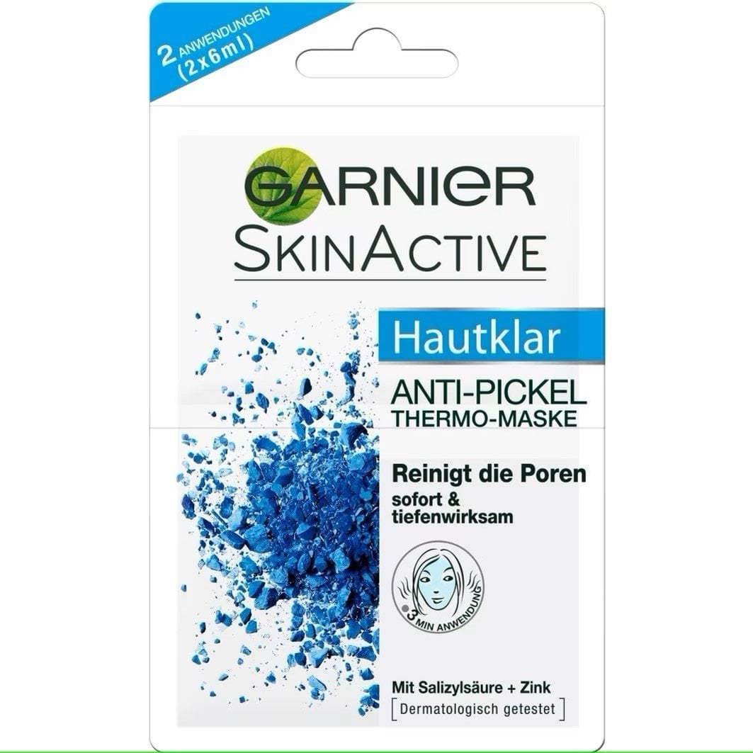 Garnier Skin nat. маска д/обличчя чиста шкіра 2x6мл