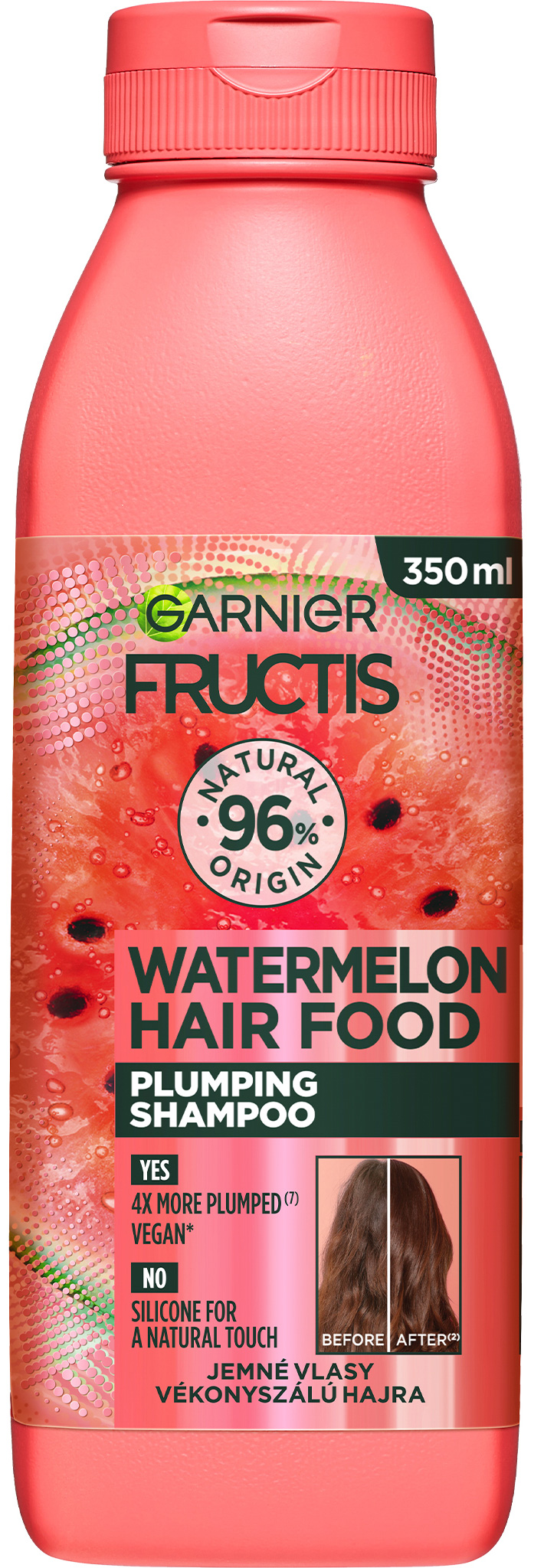 Шампунь Garnier Fructis Hair Food Watermelon для тонкого волосся та об’єму 350 мл 9