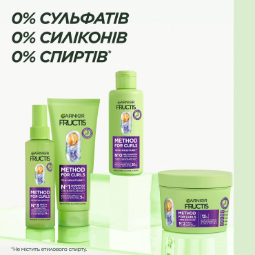 Пре-шампунь Garnier Fructis Curls Method Pre-Shampoo для зволоження хвилястого та кучерявого волосся 200 мл фото 8