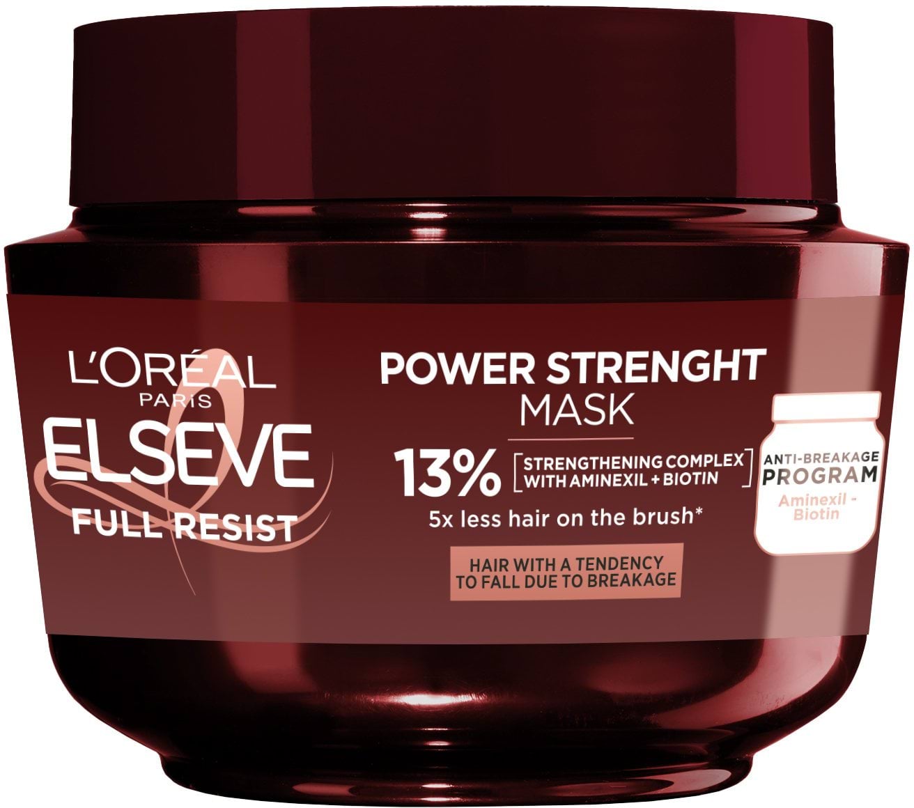 Маска L'oreal Paris Elseve Full Resist Arginine + Aminexil для ослабленого волосся, схильного до випадіння 300 мл