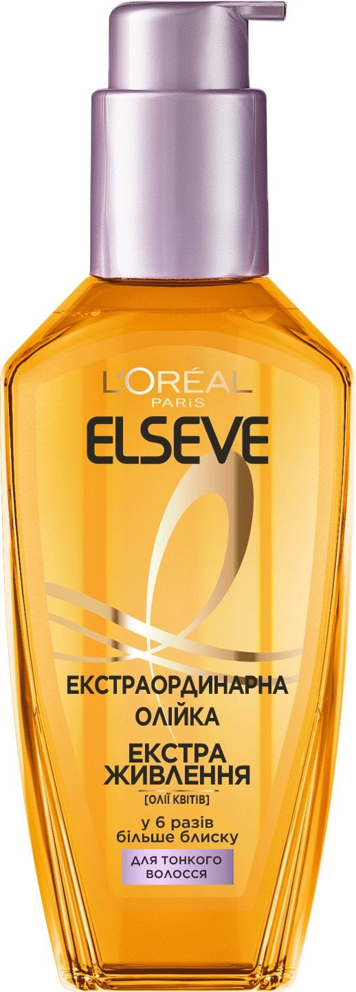 Олія для волосся L'Oréal Paris Elseve живлення для пошкодженого волосся 100 мл 6