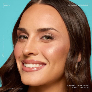 Хайлайтер NYX Professional Makeup Buttermelt Highlighter пудровый оттенок 10 Glaze it Butta 5 г фото 7