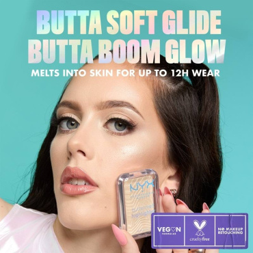 Хайлайтер NYX Professional Makeup Buttermelt Highlighter пудровый оттенок 10 Glaze it Butta 5 г фото 8