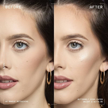 Хайлайтер NYX Professional Makeup Buttermelt Highlighter пудровый оттенок 05 Bright & Butta 5 г фото 1