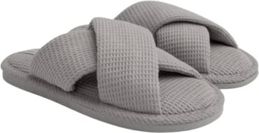 Капці домашні жіночі Twins HS-VL вафельні сірі р. 38/39