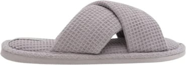 Капці домашні жіночі Twins HS-VL вафельні сірі р. 38/39 фото 1