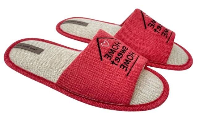 Twins капці домашні жіночі HS-VL з вишивкою рогожка Red р. 40/41 1