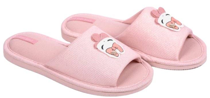 209401 Twins Капці домашні жіночі HS-VL люрекс пудровий р.36/37 1