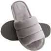 Капці домашні жіночі Twins HS-VL плюшеві з прошивкою сірі р. 36/37 фото 7