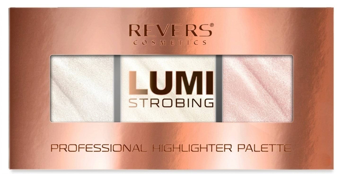 Хайлайтер для обличчя REVERS Lumi Strobing Professional Highlighter Palette №01, 12,5 г 2